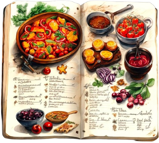 Cookbook Writing Illustration